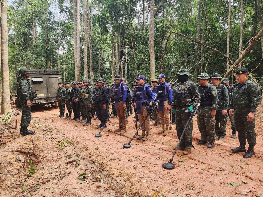 Thailand hatte erst kürzlich Landminen in der umstrittenen Grenzregion entdeckt. (Archivfoto) - Foto: Uncredited/Royal Thai Army/AP/dpa