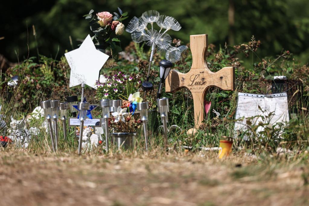 Am Waldrand wurde die Zwölfjährige getötet - eine kleine Gedenkstätte erinnert dort an das Mädchen. (Archivbild) - Foto: Oliver Berg/dpa