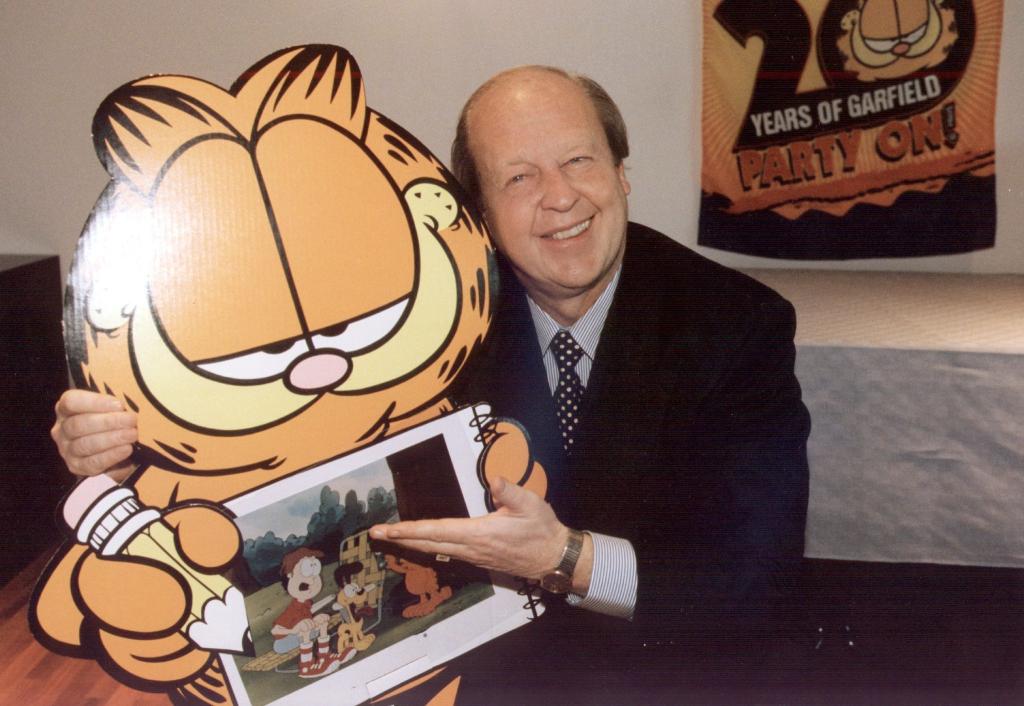 Garfield-Erfinder Davis wird 80. (Archivbild) - Foto: Seppänen-Helin/Lehtikuva/epa/dpa