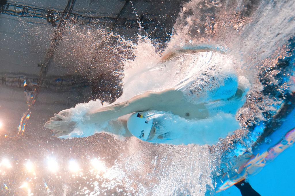 Schwimmen, Weltmeisterschaft, Männer, Freistil, 800m, Finale: Sven Schwarz aus Deutschland in Aktion. - Foto: Lee Jin-man/AP/dpa