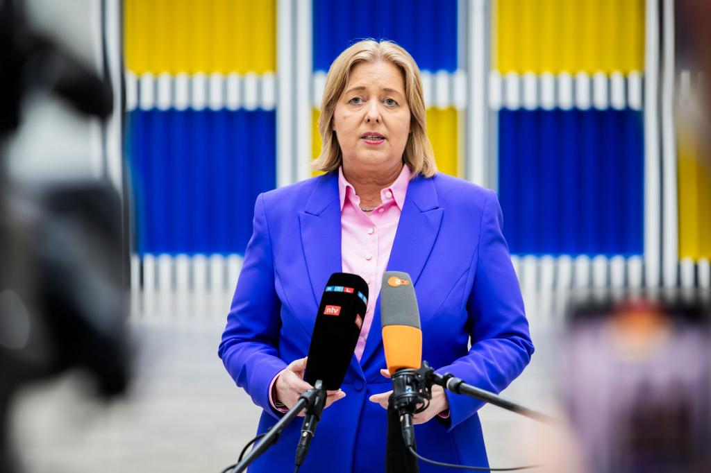 Sozialministerin Bas ist zuständig für die Umsetzung der geplanten Bürgergeld-Reform. (Archivbild) - Foto: Christoph Soeder/dpa