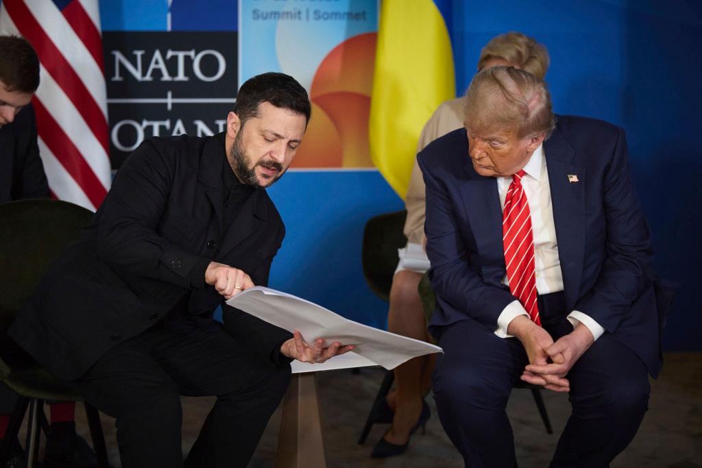 Die Beziehungen zwischen dem ukrainischen Präsidenten Wolodymyr Selenskyj und US-Präsident Donald Trump sind nicht immer leicht gewesen. In einem Telefonat haben sie nun ihre Positionen zu Russland abgestimmt. (Archivbild) - Foto: Ukraine Presidency/Planet Pix via ZUMA Press Wire/dpa