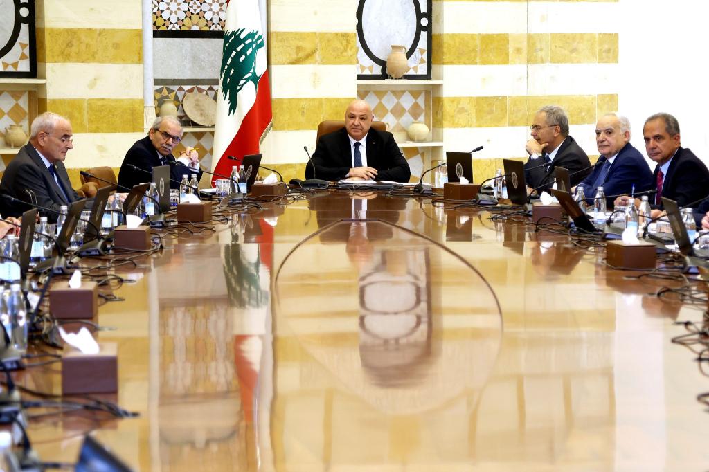 Die Debatte über die Entwaffnung der Hisbollah schürt Ängste vor einer neuen politischen Krise. - Foto: -/Pressebüro der libanesischen Präsidentschaft/AP/dpa