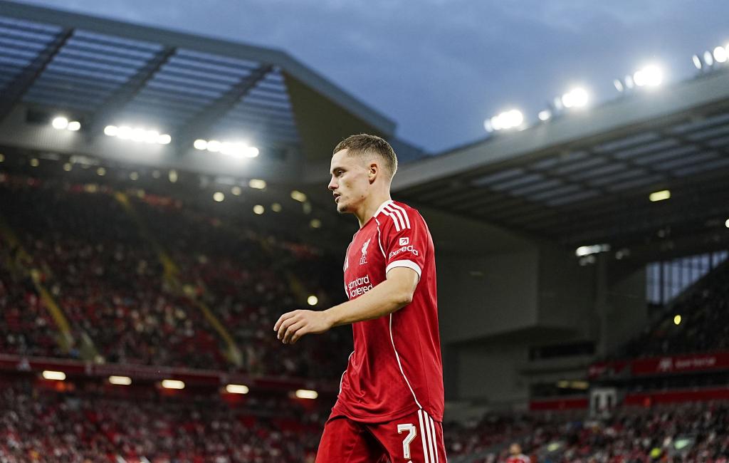 Florian Wirtz ist der neue Hoffnungsträger in Liverpool. - Foto: Peter Byrne/PA Wire/dpa