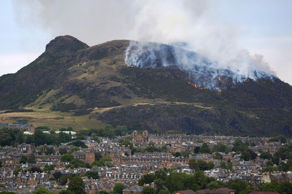 Arthur's Seat ist ein Wahrzeichen Edinburghs. - Foto: Jane Barlow/PA Wire/dpa