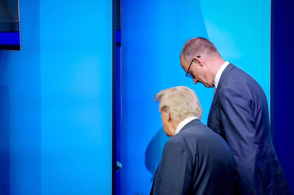 Merz will erst mit Trump und dessen Vize JD Vance sprechen. (Archivbild) - Foto: Kay Nietfeld/dpa