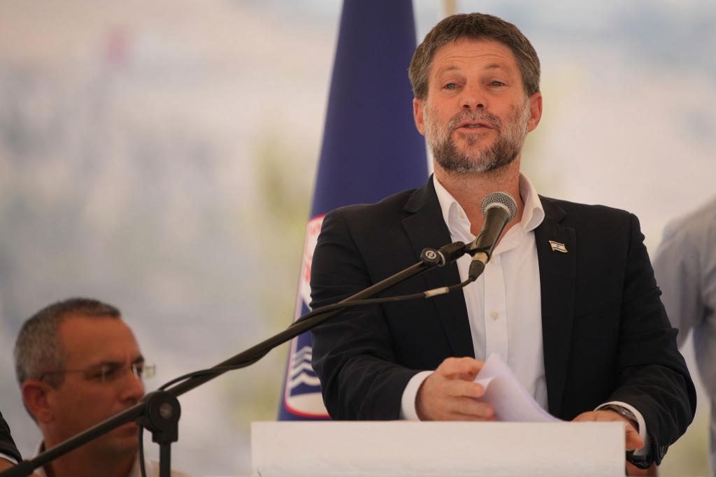 Der israelische Finanzminister Bezalel Smotrich. - Foto: Ohad Zwigenberg/AP/dpa