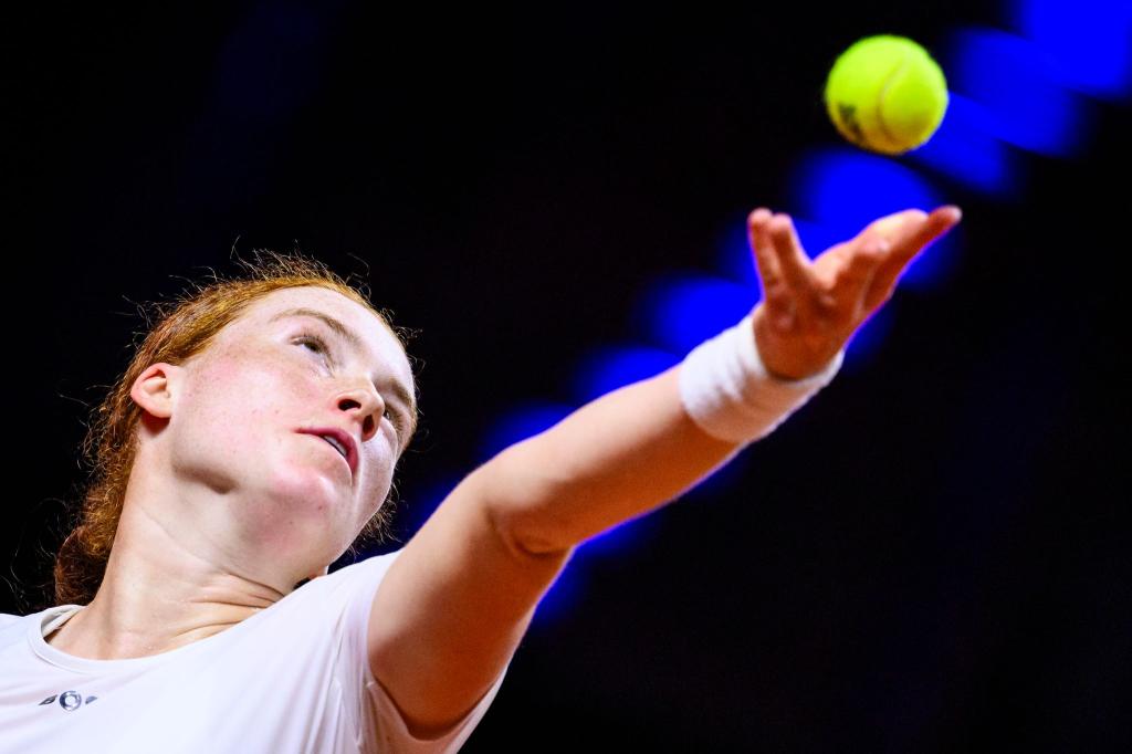 Ella Seidel ist beim Masters-Turnier in Cincinnati im Achtelfinale ausgeschieden. - Foto: Tom Weller/dpa
