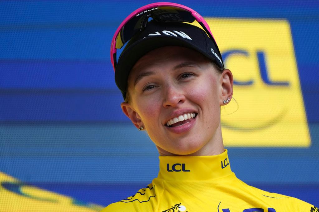 Katarzyna Niewiadoma startet nun nicht bei der Tour de Romandie. - Foto: Peter Dejong/AP/dpa