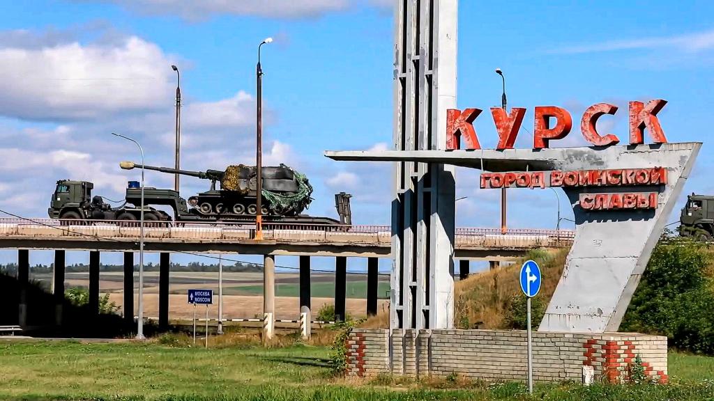 Russland nutzt die Region Kursk an der Grenze zur Ukraine als Aufmarschgebiet für den Krieg gegen das Nachbarland. (Archivbild) - Foto: -/Russian Defense Ministry Press Service via AP/dpa