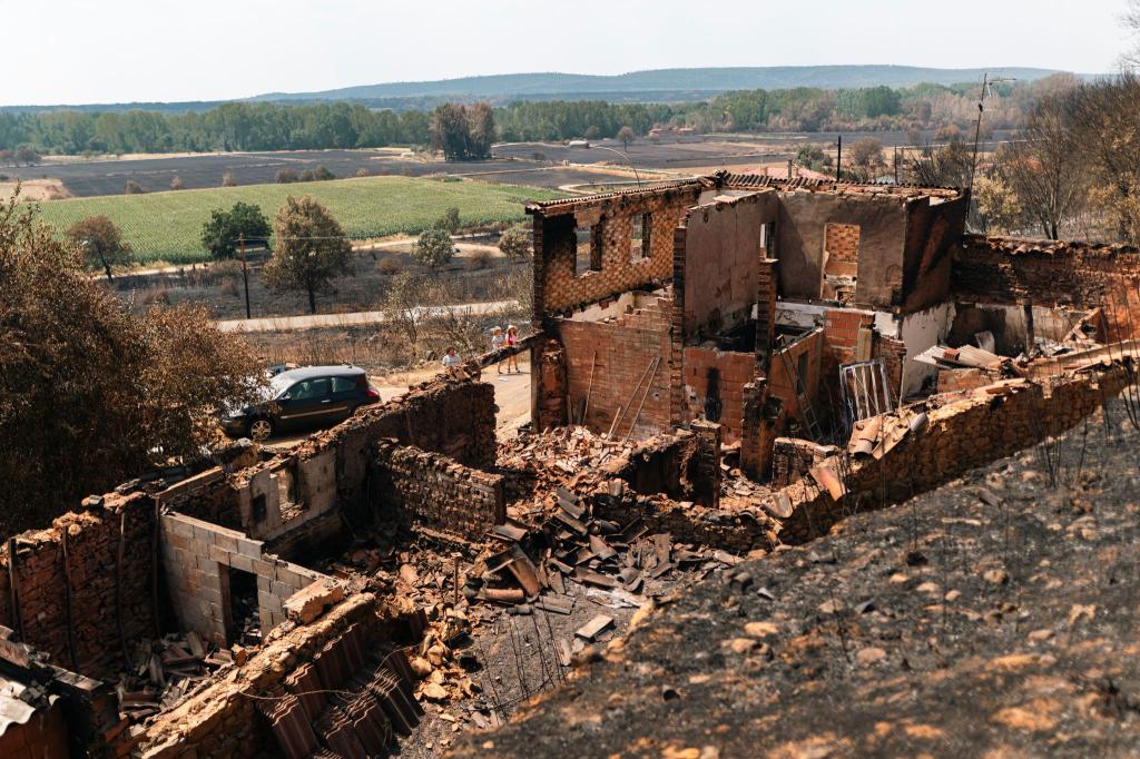 Die Brände in Spanien haben große Schäden angerichtet. - Foto: Lorena Sopêna/EUROPA PRESS/dpa