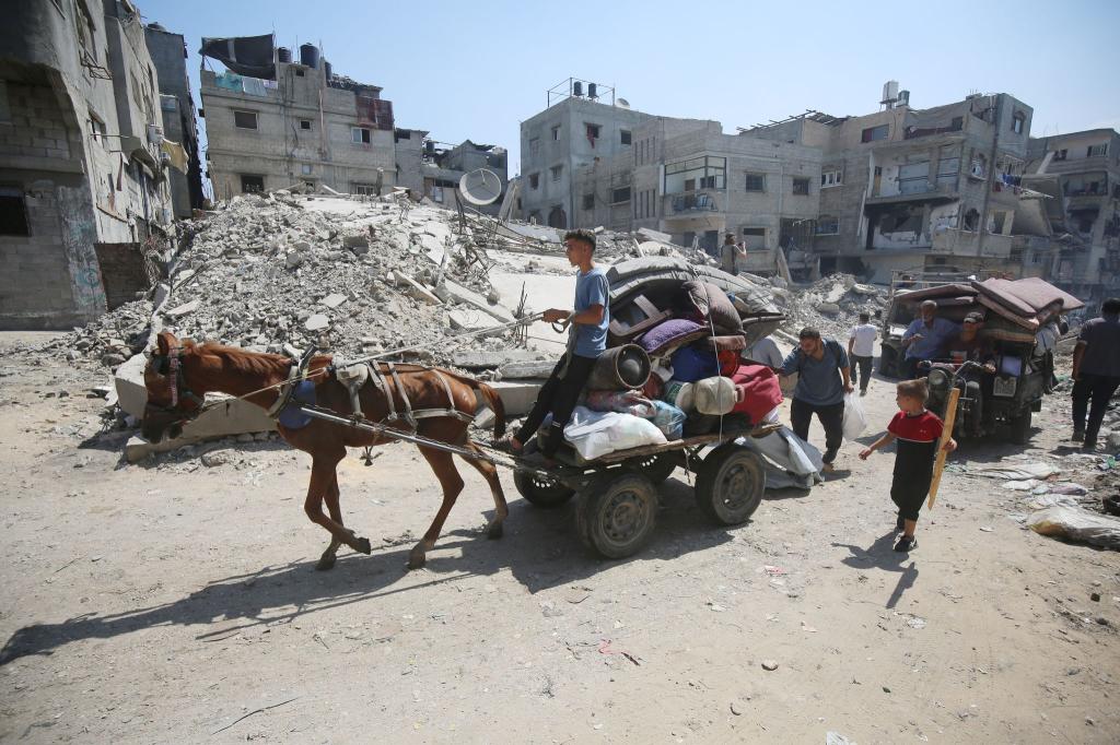Israel plant die militärische Einnahme der Stadt Gaza im Norden. - Foto: Omar Ashtawy/APA Images via ZUMA Press Wire/dpa
