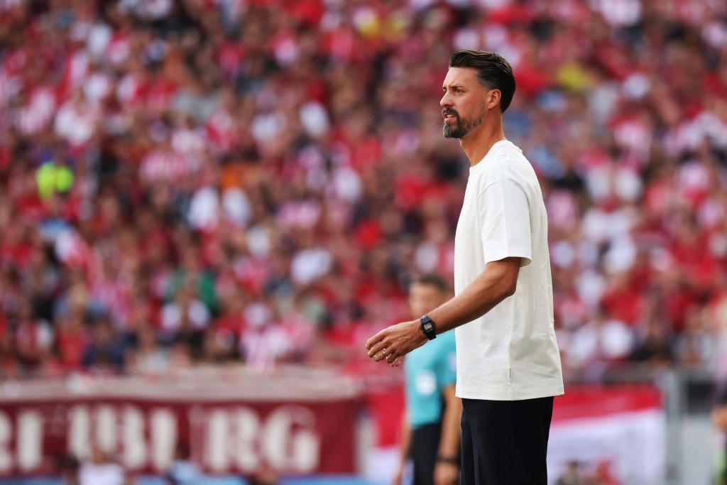 Erstes Bundesligaspiel als Trainer: Sandro Wagner. - Foto: Philipp von Ditfurth/dpa