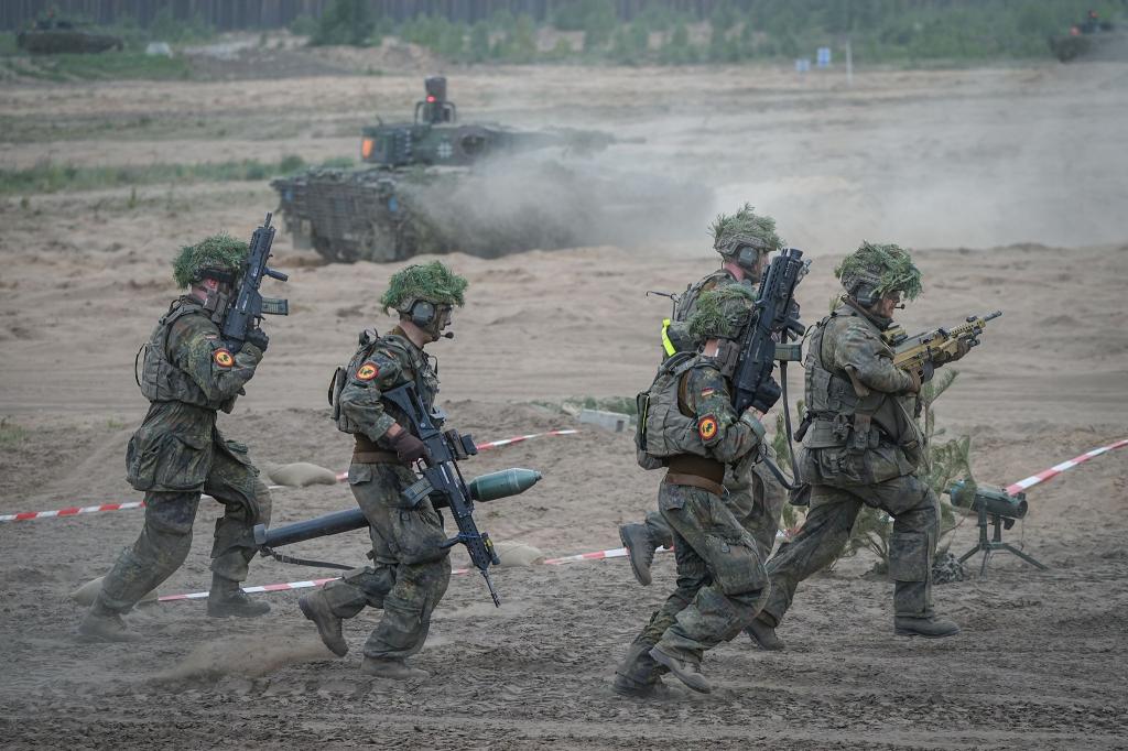 Abschluss der Nato-Übung Quadriga 2024 - Foto: Kay Nietfeld/dpa