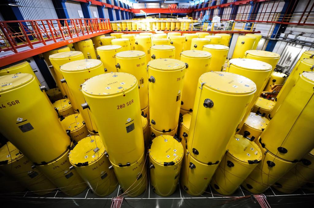 Um diesen Atommüll geht es. Er soll von Jülich ins 170 Kilometer entfernte Ahaus transportiert werden. (Archivbild) - Foto: Andreas Endermann/dpa