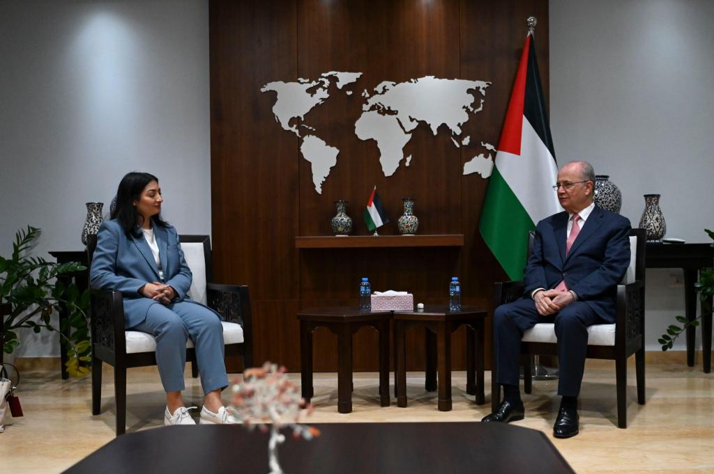 Am Dienstag traf Entwicklungsministerin Reem Alabali Radovan (SPD) den Ministerpräsidenten der palästinensischen Autonomiebehörde in Ramallah. (Archivfoto) - Foto: Katharina Kausche/dpa