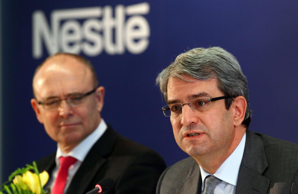 Nestlé trennt sich von seinem Vorstandschef Laurent Freixe - hier auf einer Pressekonferenz von 2012 - Foto: Jens Büttner/dpa
