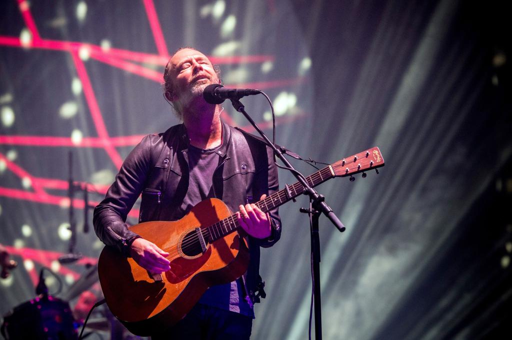 Radiohead-Sänger Thom Yorke. Mit Songs wie «Karma Police» und «Creep» erlangte die britische Band in den 90er Jahren weltweite Bekanntheit (Archivbild). - Foto: Amy Harris/AP/dpa