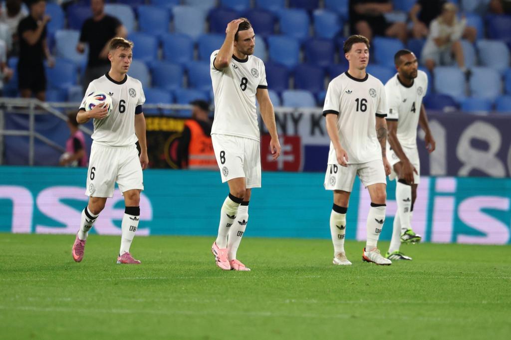 Den Auftakt in der WM-Qualifikation hatten sich Joshua Kimmich und Co. anders vorgestellt. - Foto: Christian Charisius/dpa