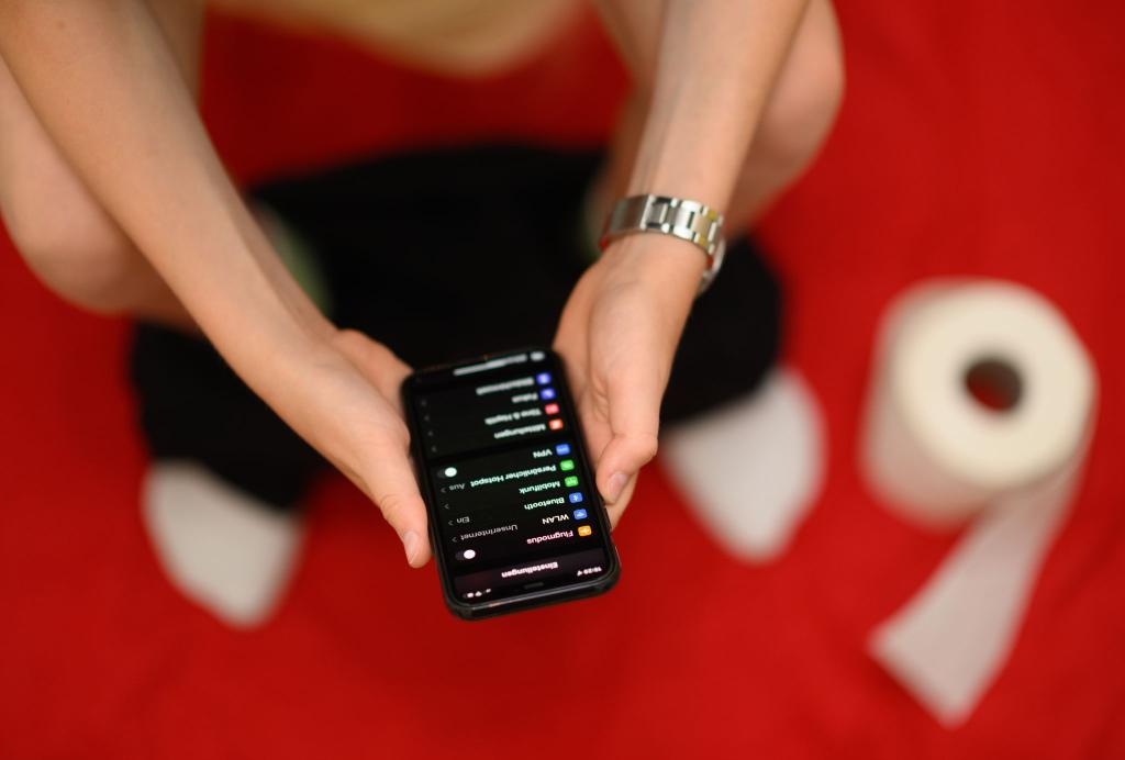 Jeder zehnte Befragte telefoniert gar auf dem Klo sitzend - und immerhin noch vier Prozent schauen, was sich in Dating-Apps so tut. (Archivbild) - Foto: Robert Michael/dpa