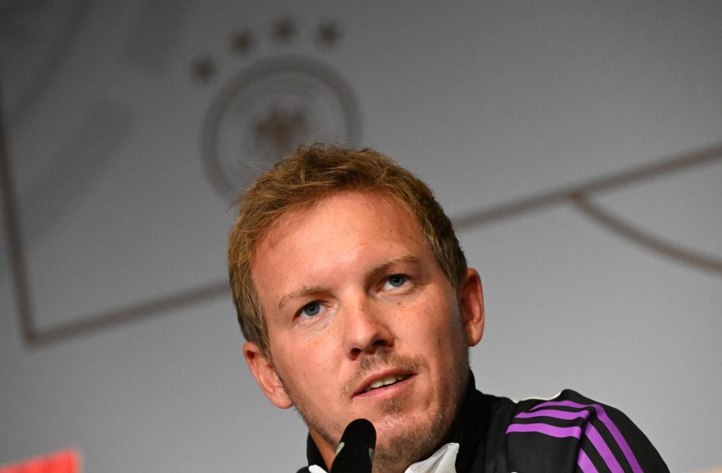 Job-Sorgen? Nein, sagt Julian Nagelsmann. - Foto: Federico Gambarini/dpa