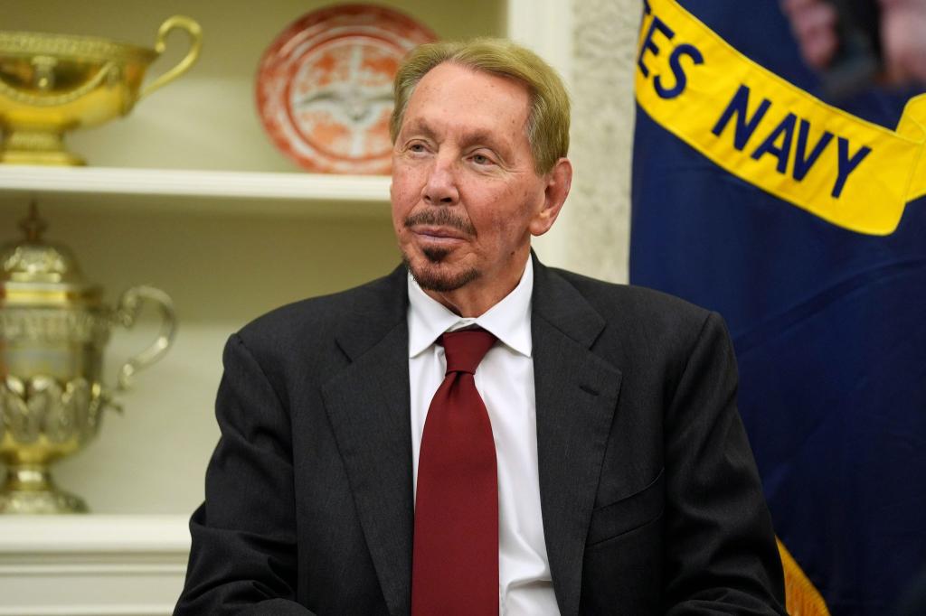 Larry Ellison gründete in den 70er Jahren die Software-Firma Oracle mit. (Archivbild) - Foto: Evan Vucci/AP/dpa