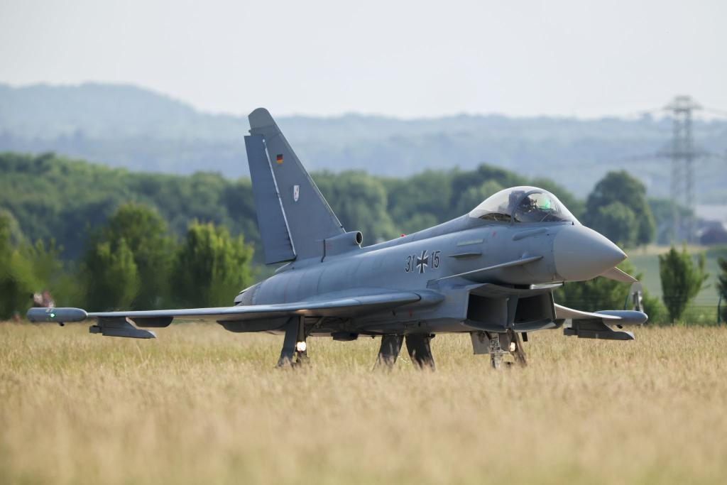 Eurofighter sind bereits jetzt im polnischen Luftraum im Einsatz - Foto: Christoph Reichwein/dpa