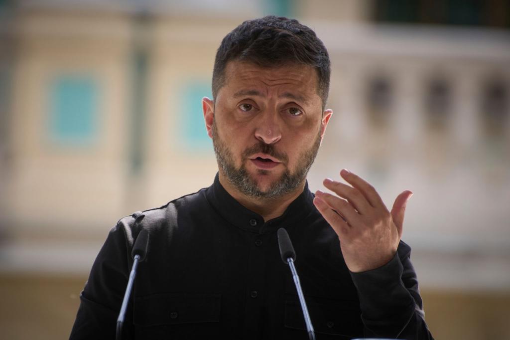 Selenskyj sagt: Es geht um uns alle. (Archivfoto) - Foto: Efrem Lukatsky/AP/dpa
