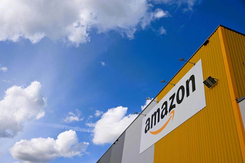 Blick auf das Dortmunder Amazon-Logistikzentrum, in dem große Mengen an Produkten lagern. - Foto: Wolf von Dewitz/dpa
