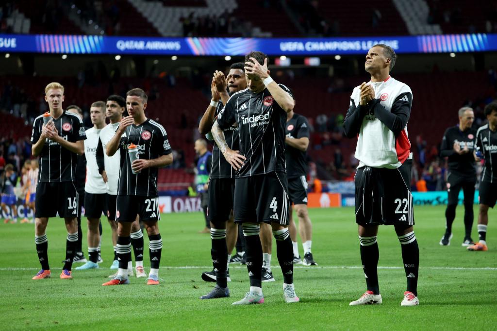 Eintracht Frankfurt hat in Madrid eine Lehrstunde erhalten. - Foto: Canales Carvajal/dpa
