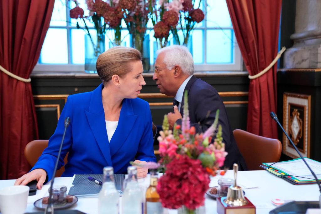 Laut EU-Ratspräsident António Costa unterstützten viele Länder die Pläne für verstärkte Drohnenabwehr. - Foto: Ida Marie Odgaard/Ritzau Scanpix Foto/AP/dpa