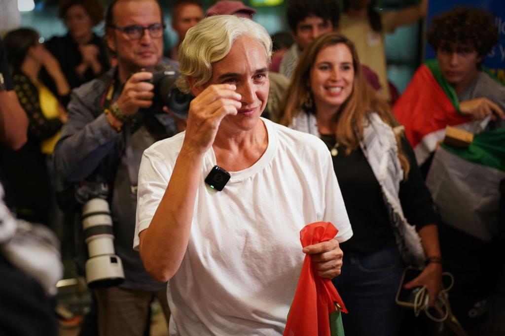 Barcelonas frühere Bürgermeisterin Ada Colau gehörte zu den mehr als 400 Menschen, die in Gewahrsam genommen wurden. - Foto: Joan Mateu Parra/AP/dpa