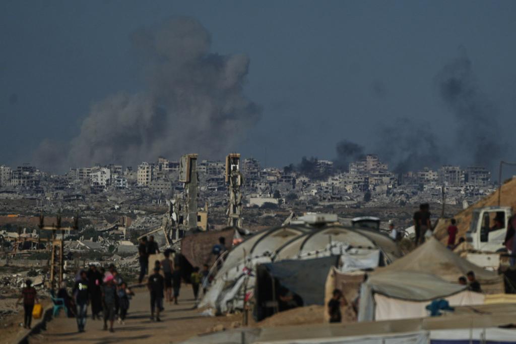 Die Gaza-Verhandlungen laufen laut Donald Trump gut. - Foto: Abdel Kareem Hana/AP/dpa