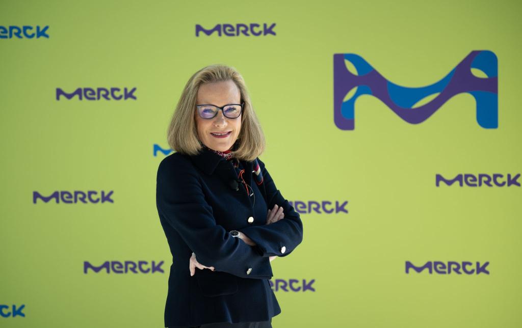 Macht einen Deal mit Donald Trump: Merck-Chefin Belén Garijo. (Archivbild) - Foto: Arne Dedert/dpa