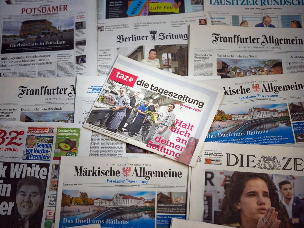 Die letzte Print-Ausgabe: - Foto: Soeren Stache/dpa