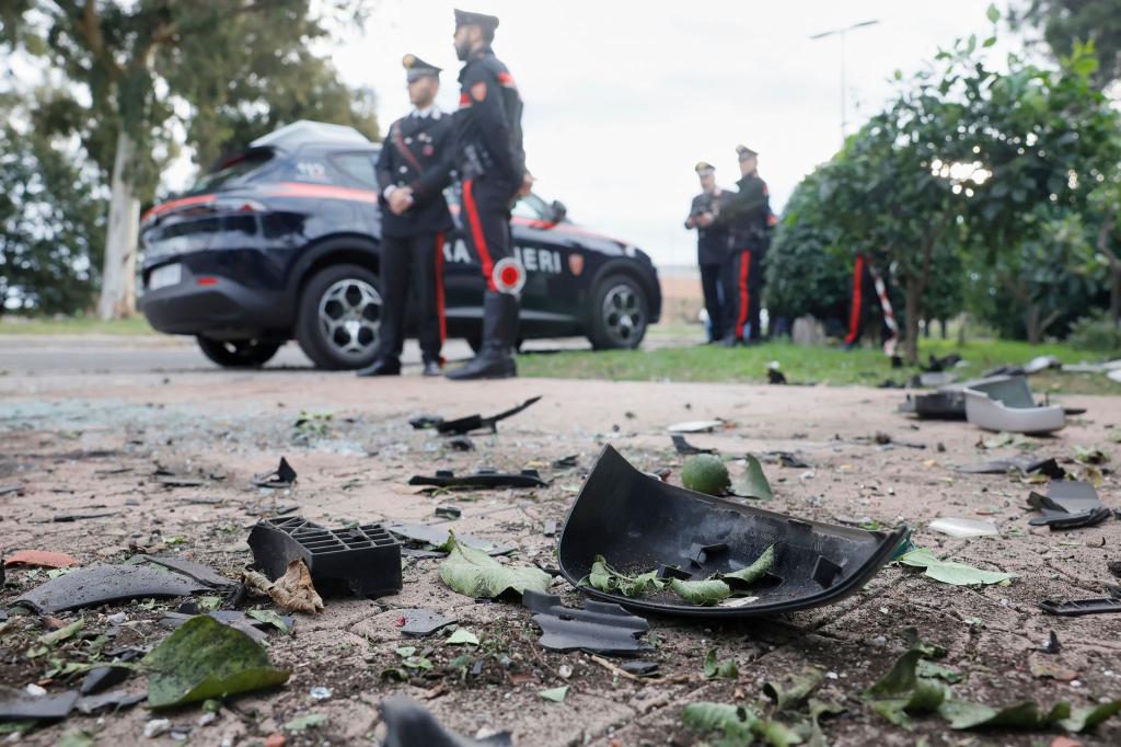 Auf das Auto eines bekannten italienischen TV-Journalisten wurde ein Anschlag verübt. - Foto: Cecilia Fabiano/LaPresse via AP/dpa