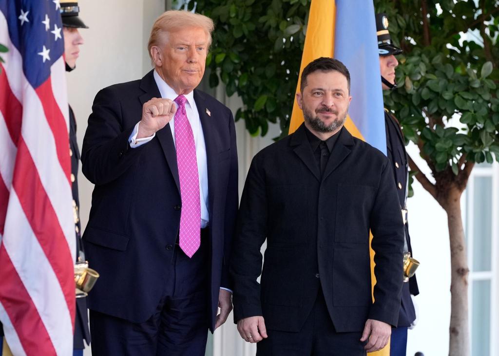 Trump und Selenskyj trafen sich im Weißen Haus. - Foto: Alex Brandon/AP/dpa