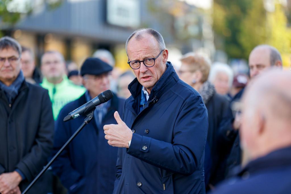 CDU-Chef Merz zieht eine rote Linie: Mit ihm als Parteivorsitzenden gibt es keine Zusammenarbeit mit der AfD. - Foto: Thomas Banneyer/dpa