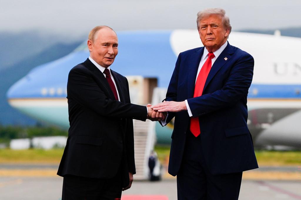 Zuletzt begegneten sich Trump und Putin im US-Bundesstaat Alaska. (Archivbild) - Foto: Julia Demaree Nikhinson/AP/dpa