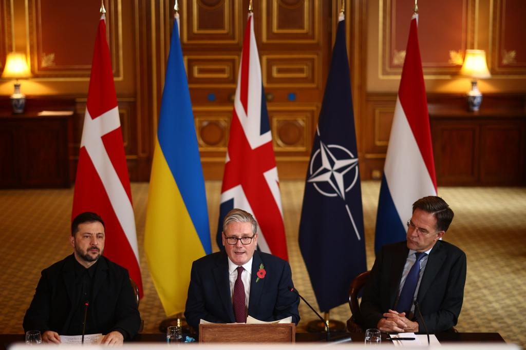 Bei dem Treffen in London ging es auch darum, wie die Ukraine durch den erwarteten schweren Kriegswinter kommen kann. - Foto: Henry Nicholls/Pool AFP/AP/dpa