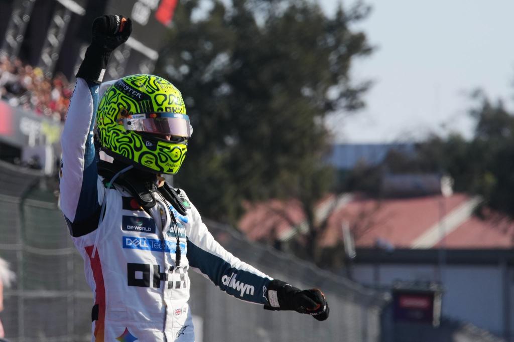 Ein starker Auftritt und die WM-Führung für Lando Norris. - Foto: Fernando Llano/AP/dpa