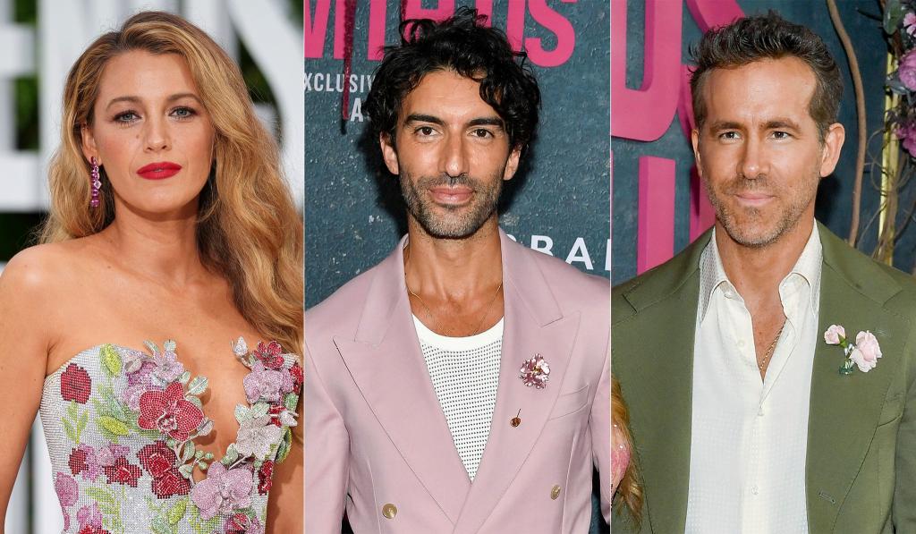 Die Verleumdungsklage von Justin Baldoni (Mitte) gegen Blake Lively (links) und Ryan Reynolds (rechts) wurde abgewiesen. (Archivbilder) - Foto: Uncredited/AP/dpa