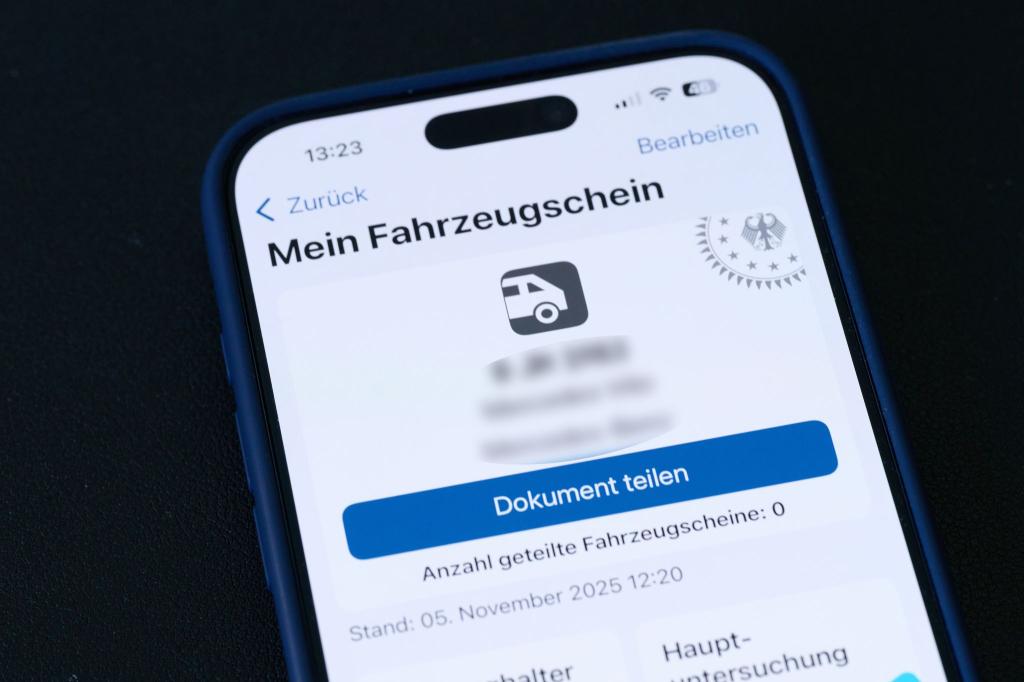 Das ist die neue App, in einer Testversion. - Foto: Jens Dudziak/dpa
