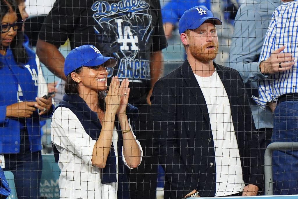 Beim Spiel der L.A. Dodgers gegen die Toronto Blue Jays hatten Harry und Meghan deutlich ihre Unterstützung für das Team aus Los Angeles gezeigt. (Archivbild) - Foto: Frank Gunn/The Canadian Press via AP/dpa