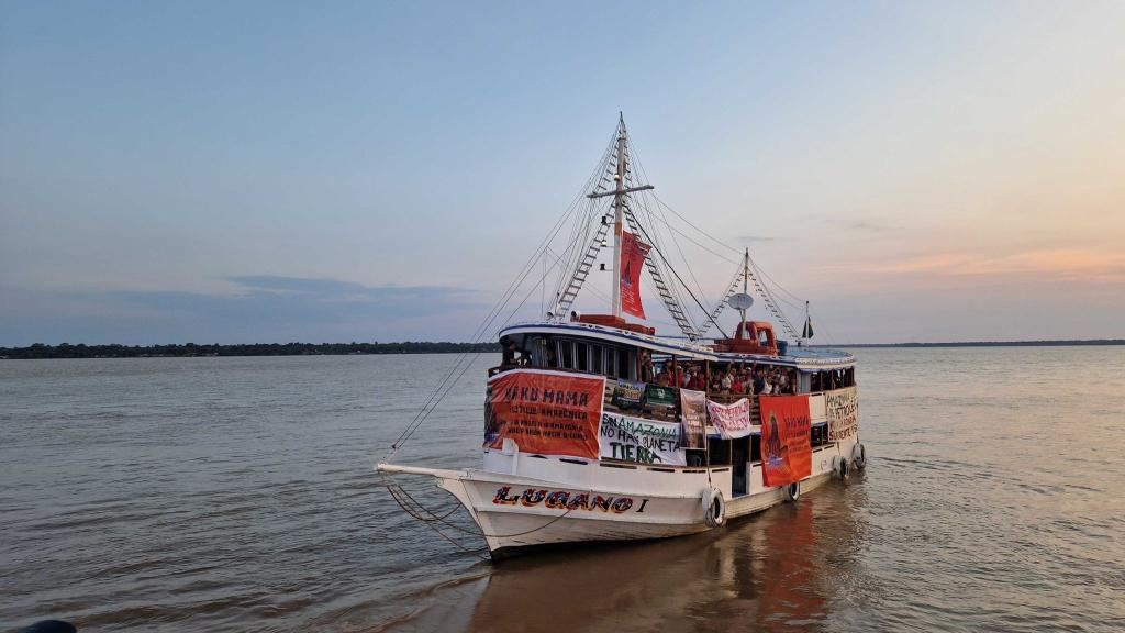 Die «Amazon Flotilla» war 31 Tage lang auf dem Fluss unterwegs. - Foto: Larissa Schwedes/dpa