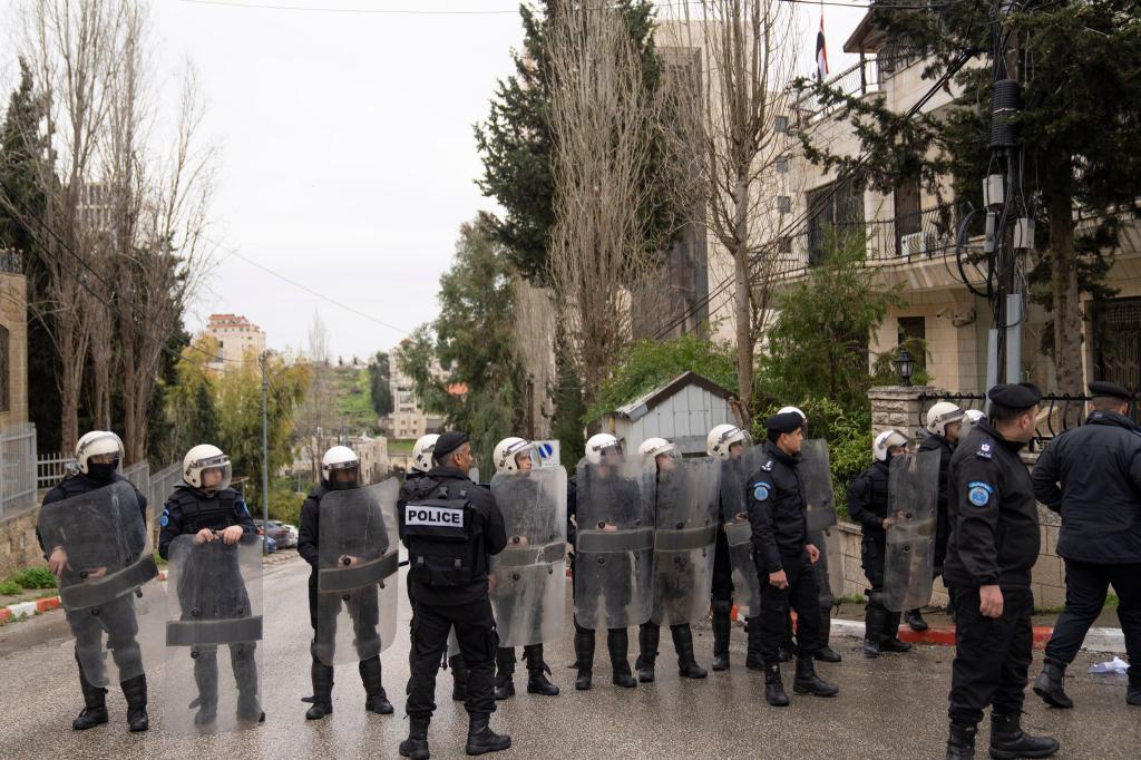 Deutschland will die palästinensische Polizei auch künftig unterstützen. (Archivbild) - Foto: Nasser Nasser/AP/dpa