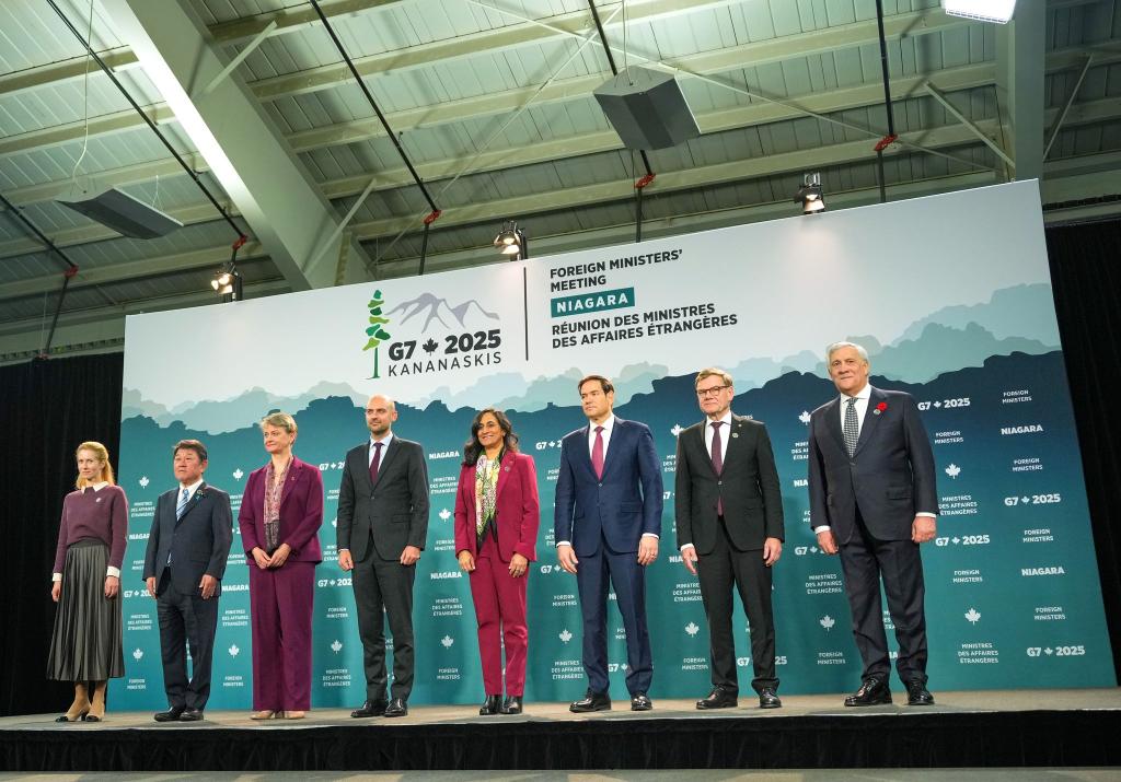 In der Abschlusserklärung zum G7-Außenministertreffen in Kanada wird China für seine Unterstützung Russlands kritisiert. - Foto: Soeren Stache/dpa