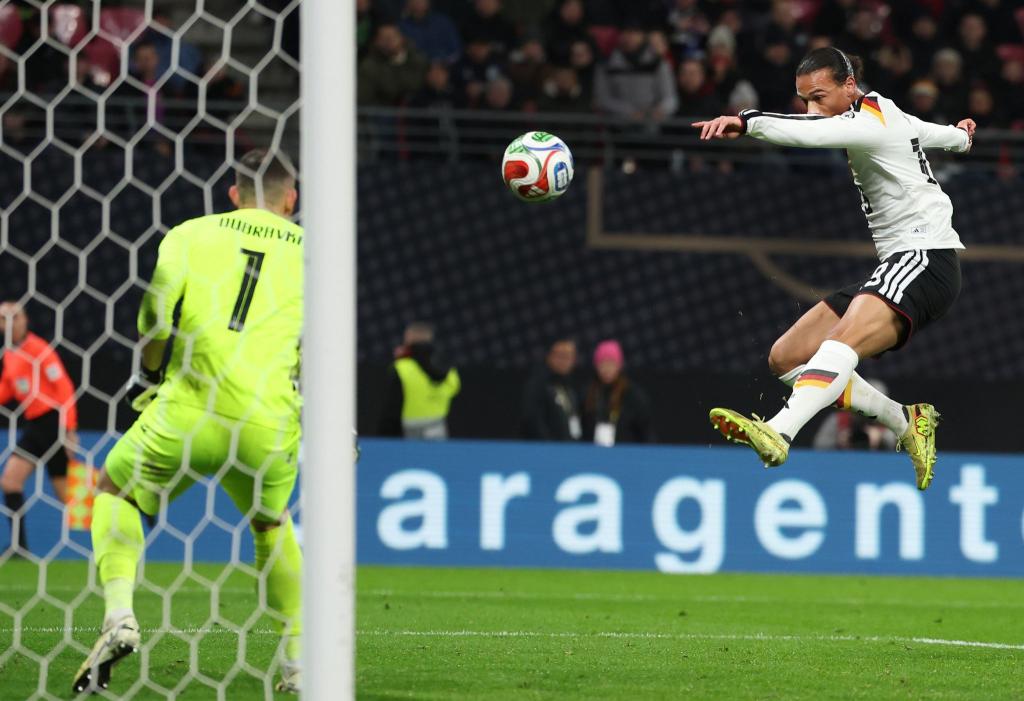 Tore für Deutschland - Leroy Sane - Foto: Christian Charisius/dpa