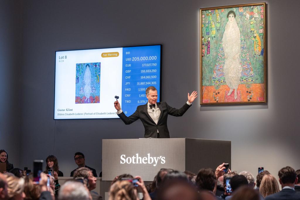 Das Klimt-Werk ist nun das zweitteuerste je bei einer Auktion versteigerte Kunstwerk. - Foto: -/Sotheby's/dpa