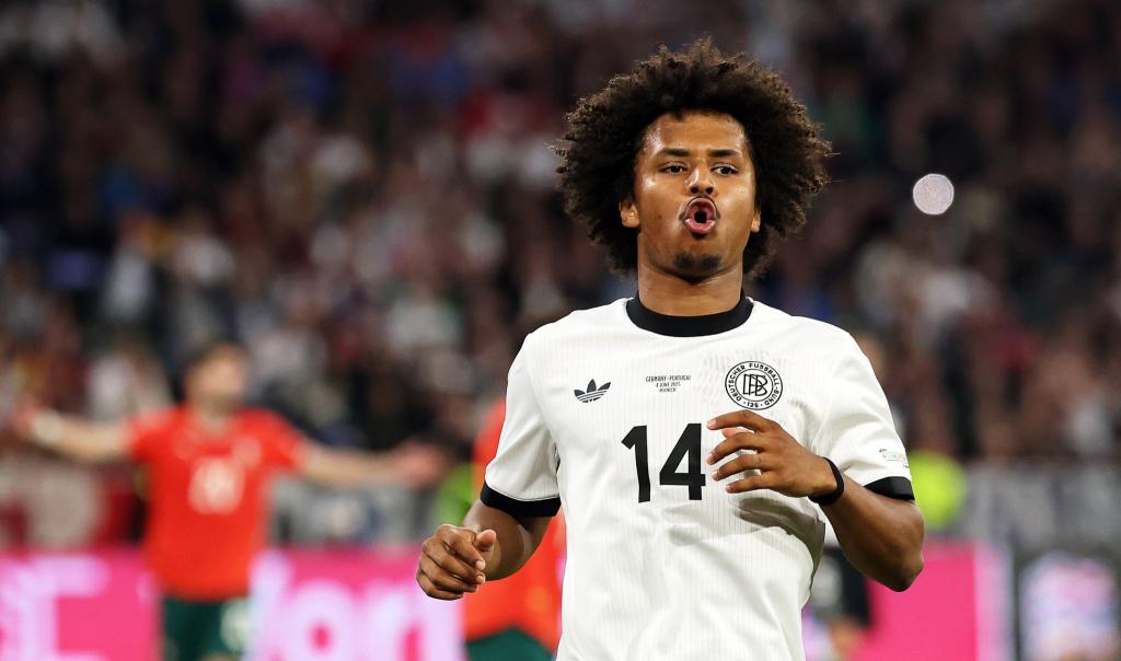 Karim Adeyemi hat seinen Fehler bereut und wird sich sozial engagieren. - Foto: Christian Charisius/dpa